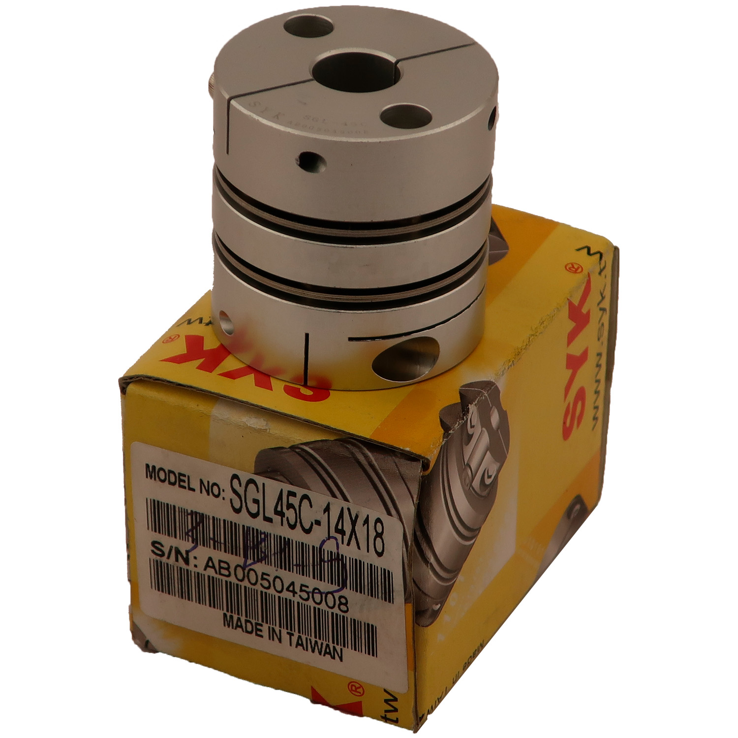 Мембранная муфта SYK SGL-45C/14H8/19H8 (d1=14mm, d2=18mm)