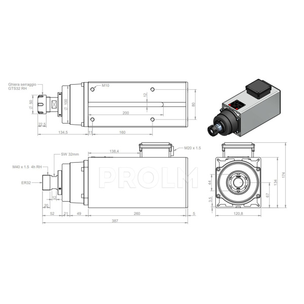 Teknomotor_C6067-D-DB-P-ER32-HY-RH_drawing