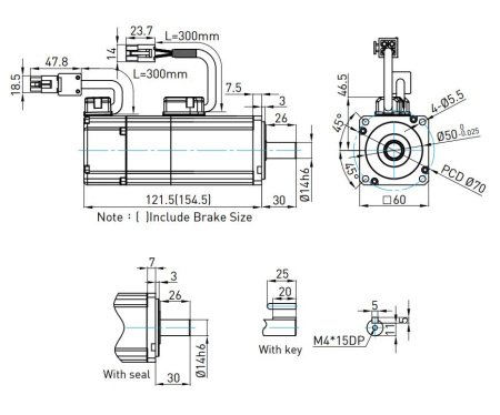 HIWIN FR-LS-40-2-0-6-06-D draw