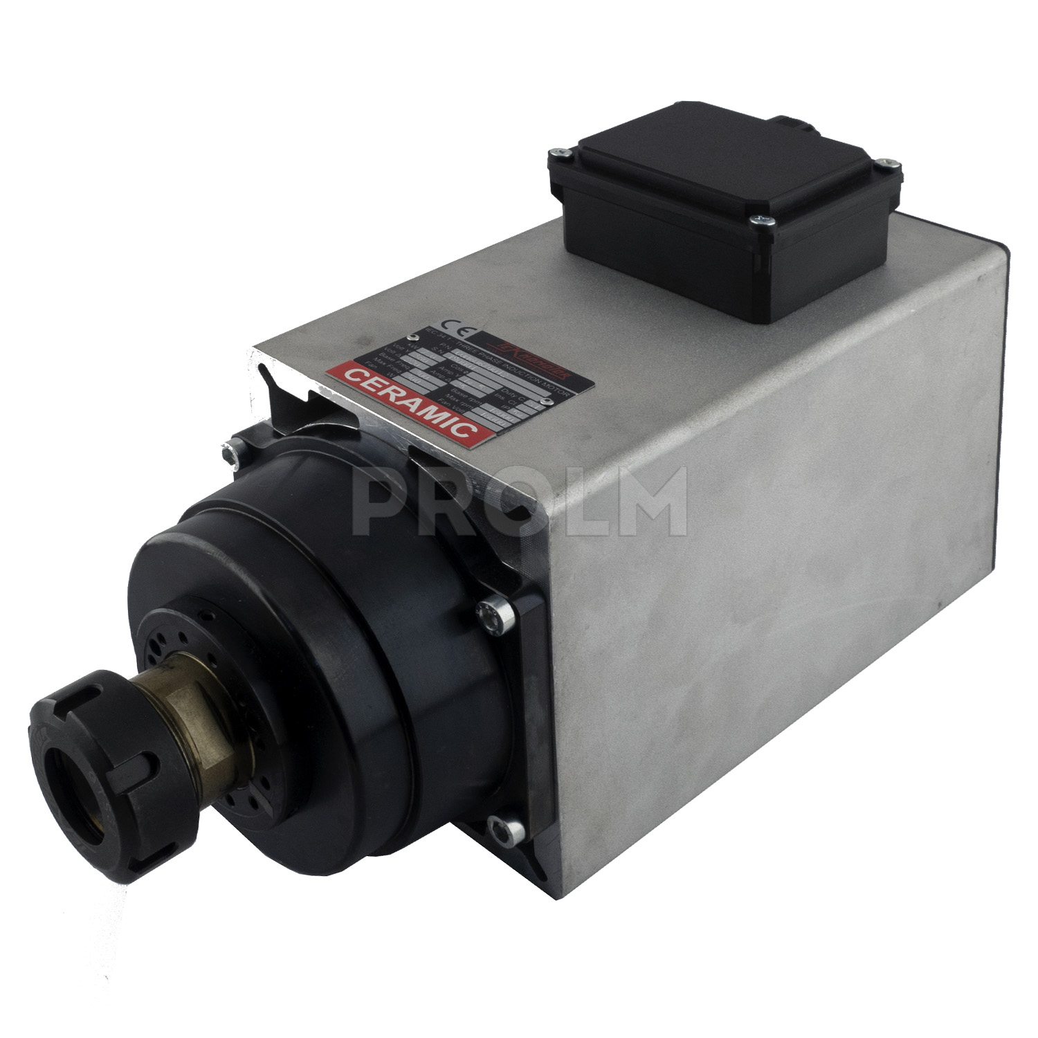 Электрошпиндель 7 кВт TEKNOMOTOR C6067-D-DB-P-ER32-HY-RH