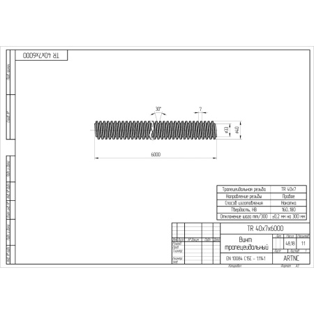 TR40x7x6000(C15)